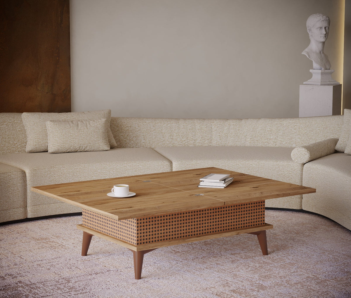 Magic Mist Extendable Coffee & Dining Table 6 in 1