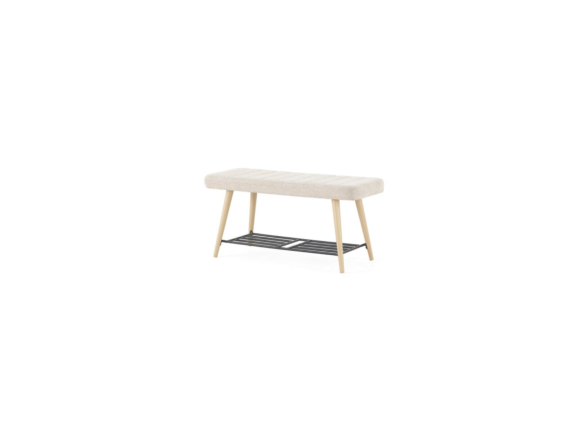 Beige Butterfly Extendable Dining Table Set