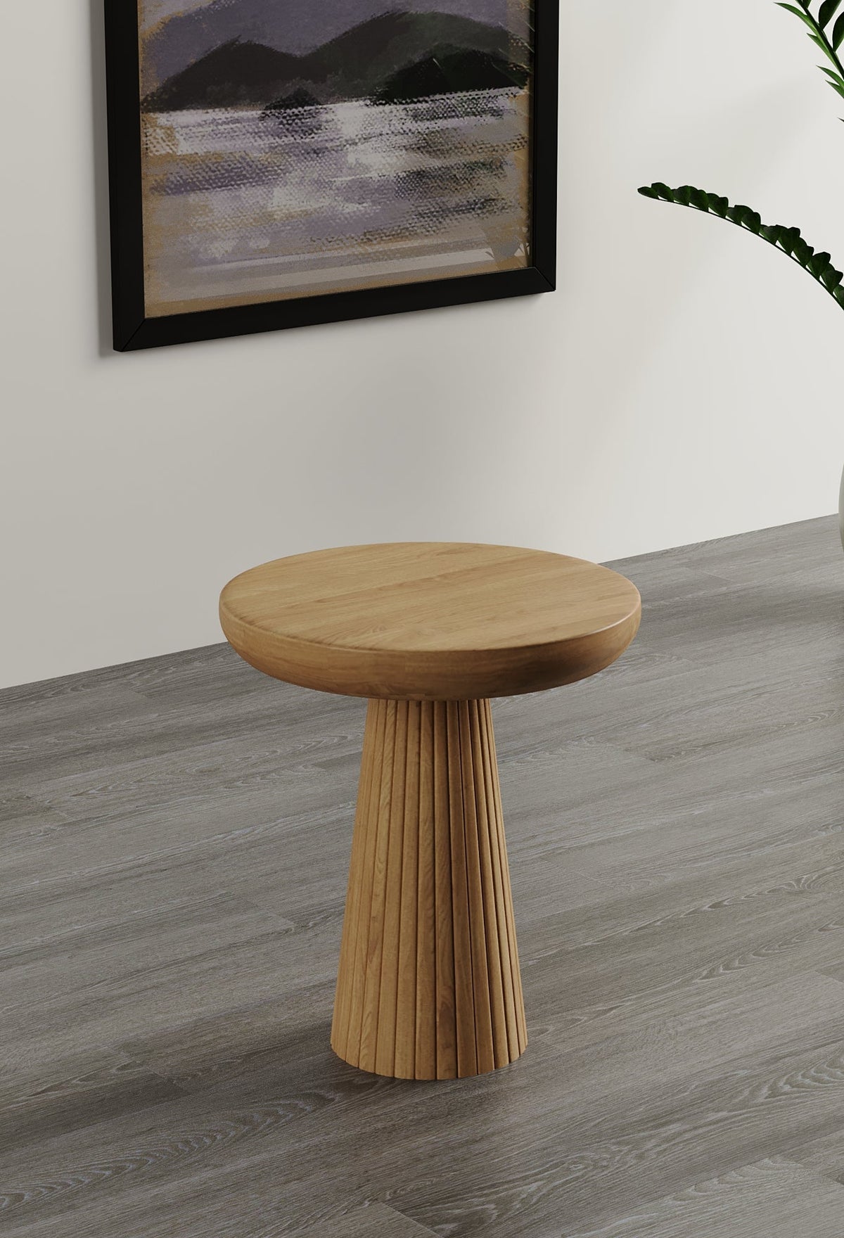 Ottawa Natural Mushroom Round Nested & Side Table Side Table Small