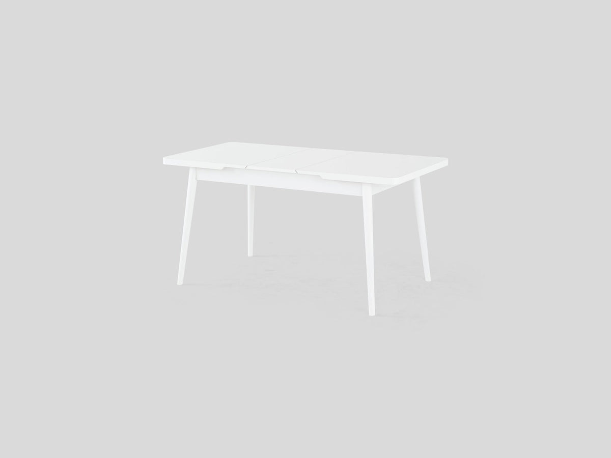 White Pearl Butterfly Extendable Dining Table