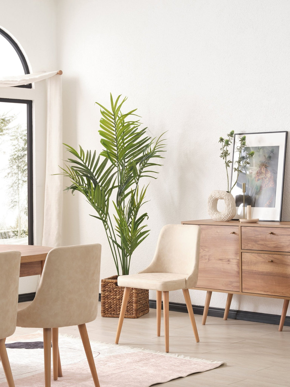 Wood Butterfly Extendable Dining Table