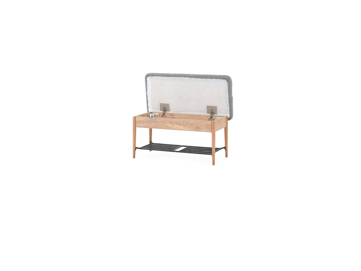 Grey Butterfly Extendable Dining Table