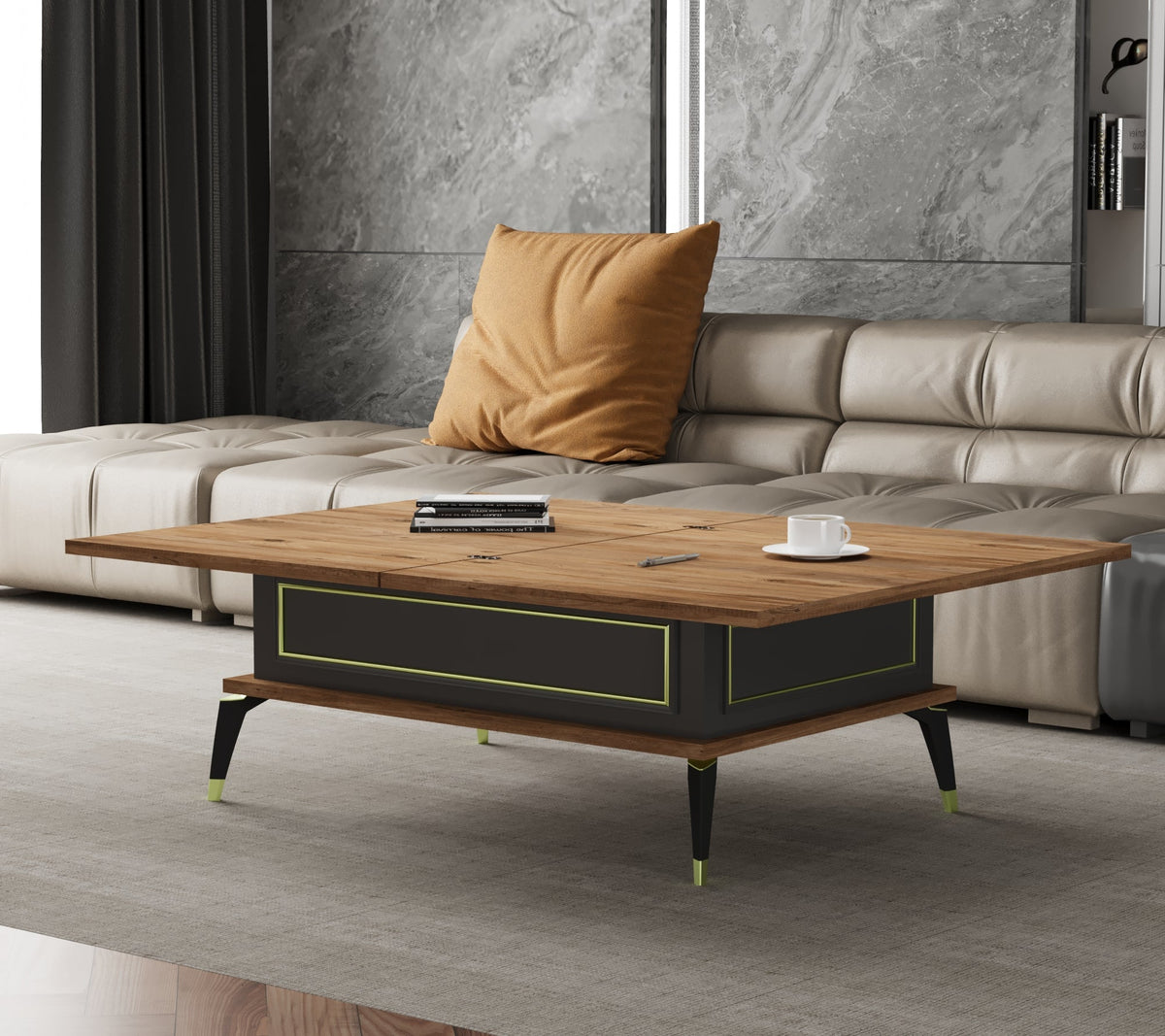 Magic Menta Extendable Coffee & Dining Table 6 in 1    