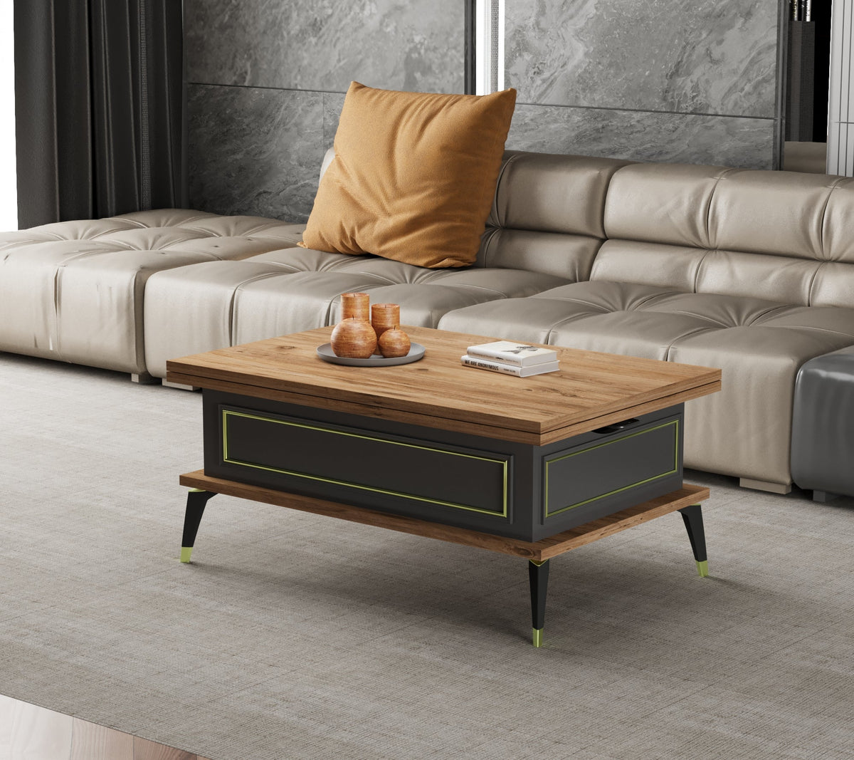 Magic Menta Extendable Coffee & Dining Table 6 in 1    