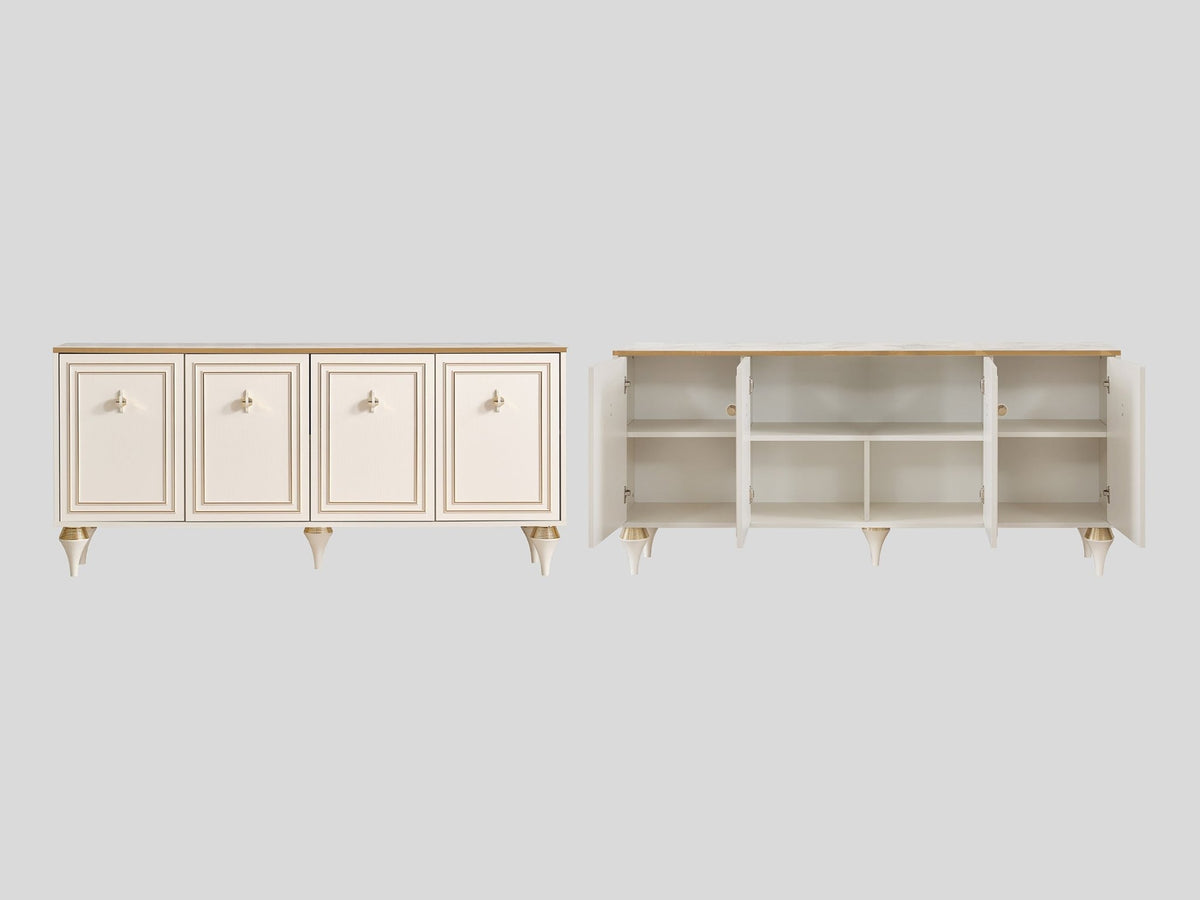 Polenna Extendable Dining Table Set