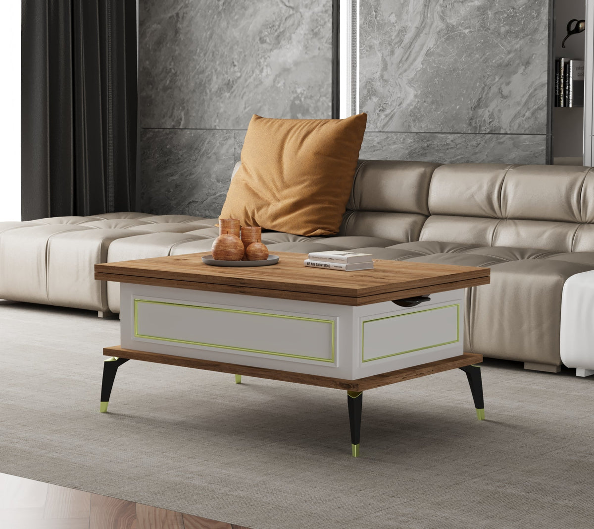 Magic Toscana Extendable Coffee & Dining Table 6 in 1    