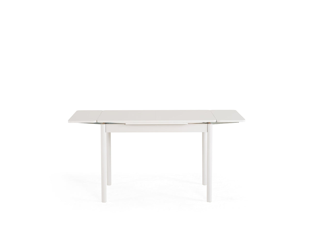 Tulip White Classic Extendable Dining Table